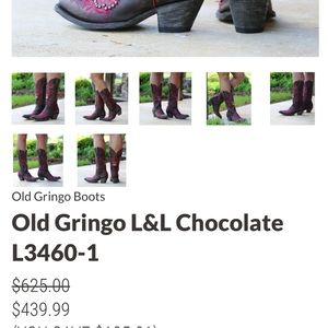 Old Gringo boots - never worn